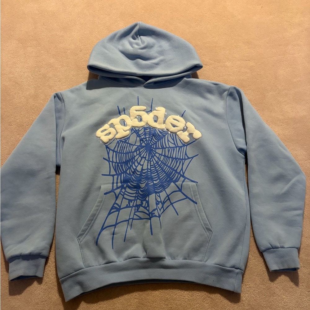 Spider Blue Hoodie